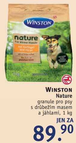 Rossmann Winston nature granule pro psy, 1 kg nabídka