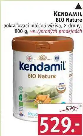 Rossmann Kendamil bio nature pokračovací mléčná výživa, 800 g nabídka