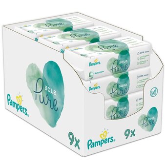 Rohlik.cz Pampers aqua pure vlhčené ubrousky 9×48 ks nabídka
