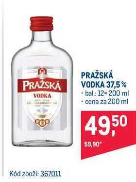Makro Pražská vodka 37,5% 200 ml nabídka