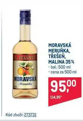 Makro Moravská meruňka, třešeň, malina 35% 500 ml nabídka