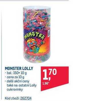 Makro Monster lolly 10 g nabídka