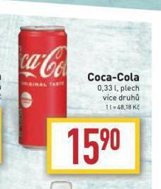 Billa Coca-cola nabídka