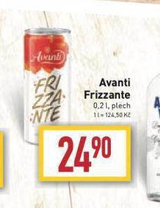 Billa Avanti frizzante nabídka