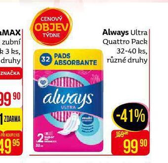 Teta Always dámské vložky nabídka