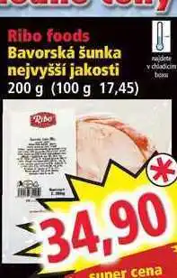 Norma Ribo foods bavorská šunka nejvyšší jakosti 200 g nabídka