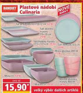 Norma Plastové nádobí culinaria nabídka