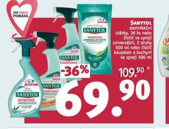 Rossmann Sanytol čistič ve spreji nabídka
