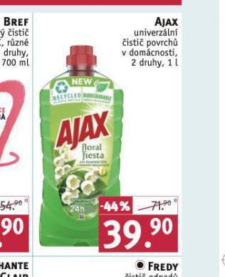 Rossmann Ajax univerzální čistič povrchů nabídka