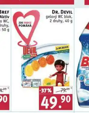 Rossmann Dr. devil gelový wc blok nabídka