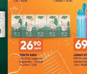 Terno Tento papírové kapesníky nabídka