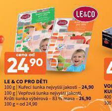 Terno Le & co šunka nabídka