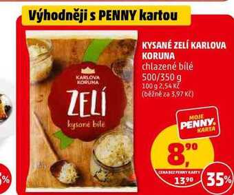 Penny Market Kysané zelí karlova koruna, 500 g nabídka