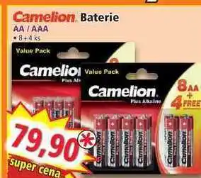 Norma Camelion baterie aa / aaa 8 + 4 ks nabídka