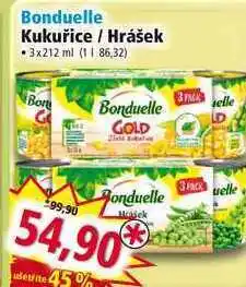 Norma Bonduelle kukuřice / hrášek 3x212 ml nabídka