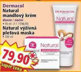 Norma Dermacol natural mandlový krém denni / nočni • 50 ml nabídka