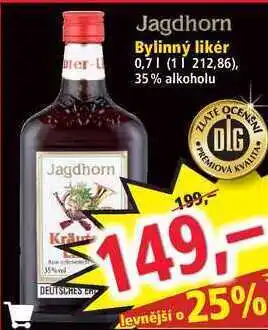 Norma Jagdhom bylinný likér 0,7 l nabídka