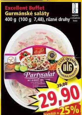 Norma Excellent buffet gurmánské saláty 400 g nabídka