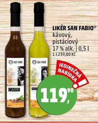 Penny Market Likér san fabio, 0,5 l nabídka