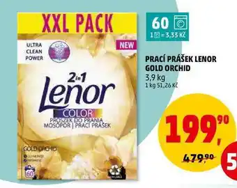 Penny Market Prací prášek lenor gold orchid, 3,9 kg nabídka