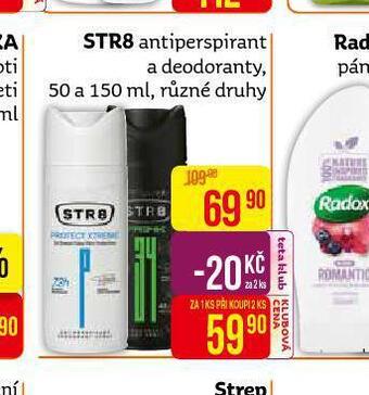 Teta Str8 antiperspirant nabídka