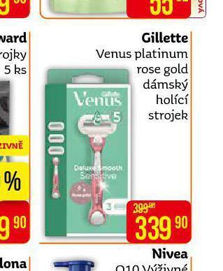 Teta Gillette venus platinum rose gold nabídka