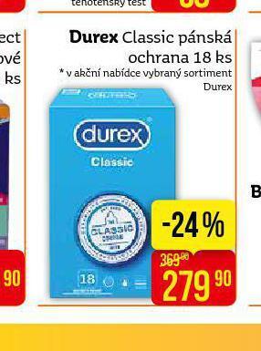 Teta Durex classic pánská ochrana nabídka
