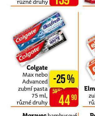 Teta Colgate zubní pasta nabídka