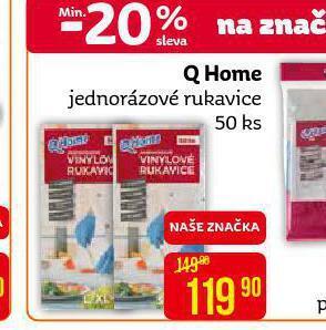 Teta Q home jednorázové rukavice nabídka