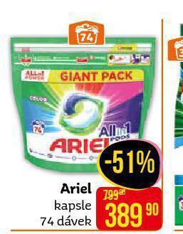Teta Ariel kapsle nabídka