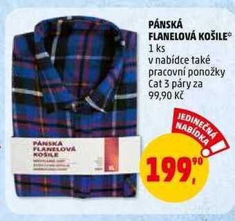 Penny Market Pánská flanelová košile, 1 ks nabídka