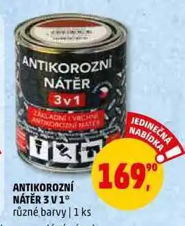 Antikorozní nátěr 3 v 1, 1 ks