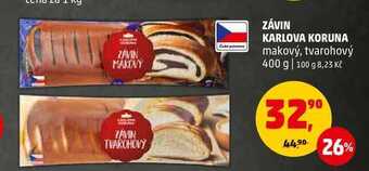 Penny Market Závin karlova koruna, 400 g nabídka
