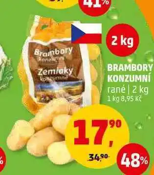 Penny Market Brambory konzumni rané, 2 kg nabídka