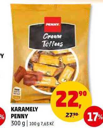 Penny Market Karamely penny, 300 g nabídka