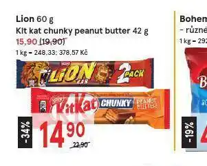 Kit kat chunky peanut butter