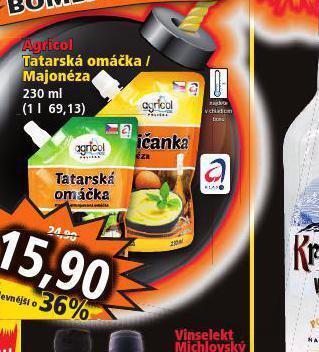 Norma Agricol tatarská omáčka / majonéza nabídka