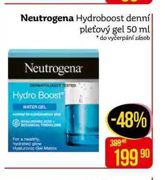 Teta Neutrogena hydroboost denní pleťový gel 50 ml nabídka