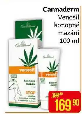 Teta Cannaderm venosil konopné mazání 100 ml nabídka