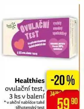 Teta Healthies ovulační test 3 ks nabídka