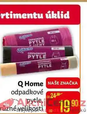 Teta Q home odpatkové pytle nabídka