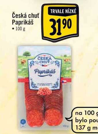 Albert Česká chuť paprikáš • 100 g nabídka
