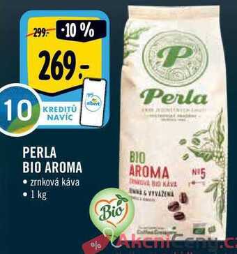 Albert Perla bio aroma • zrnková káva • 1 kg nabídka