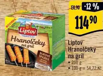 Albert Liptov hranolčeky na gril, 210 g nabídka