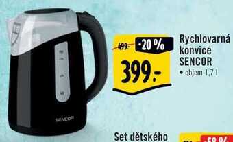 Albert Rychlovarná konvice sencor nabídka