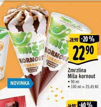 Albert Zmrzlina míša kornout, 90 ml nabídka