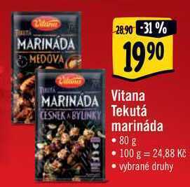 Albert Vitana tekutá marináda, 80 g nabídka