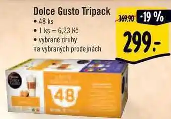 Albert Dolce gusto tripack, 48 ks nabídka