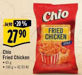 Albert Chio fried chicken, 65 g nabídka