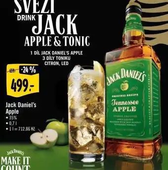 Albert Jack daniel's apple, 0,7 l nabídka